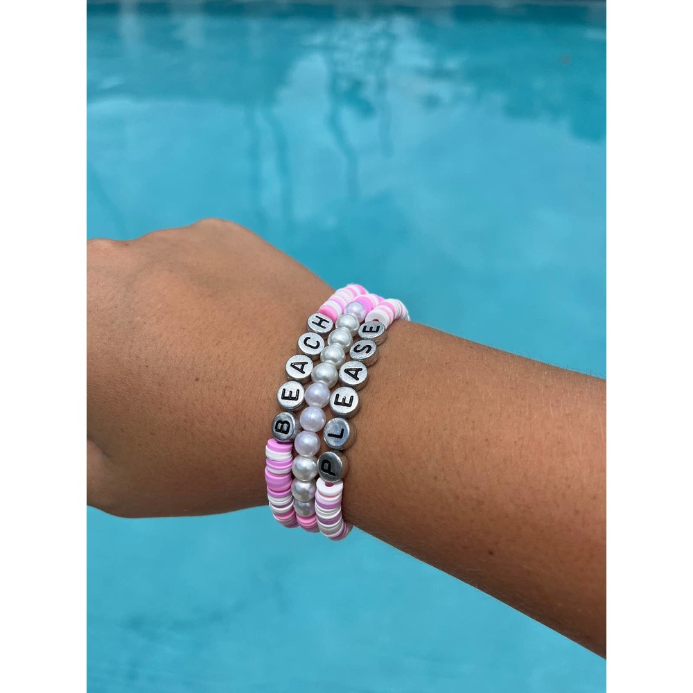 Beach Please Bracelets - Set of 3